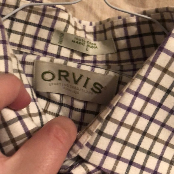 2 Size Large Orvis Shirts Lot - Picture 4 of 5
